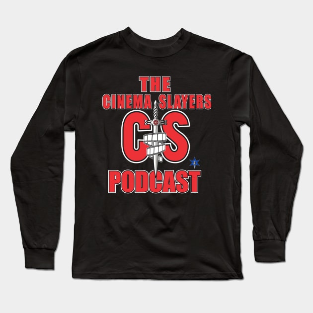 CS Main Long Sleeve T-Shirt by cinema_slayers_podcast